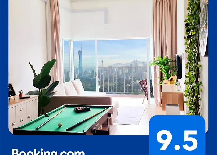 Mimi Cozy Homestay, 3R3B Klcc View With Playstation 4, Netflix, Wifi 6, Pool Table, Home Cinema